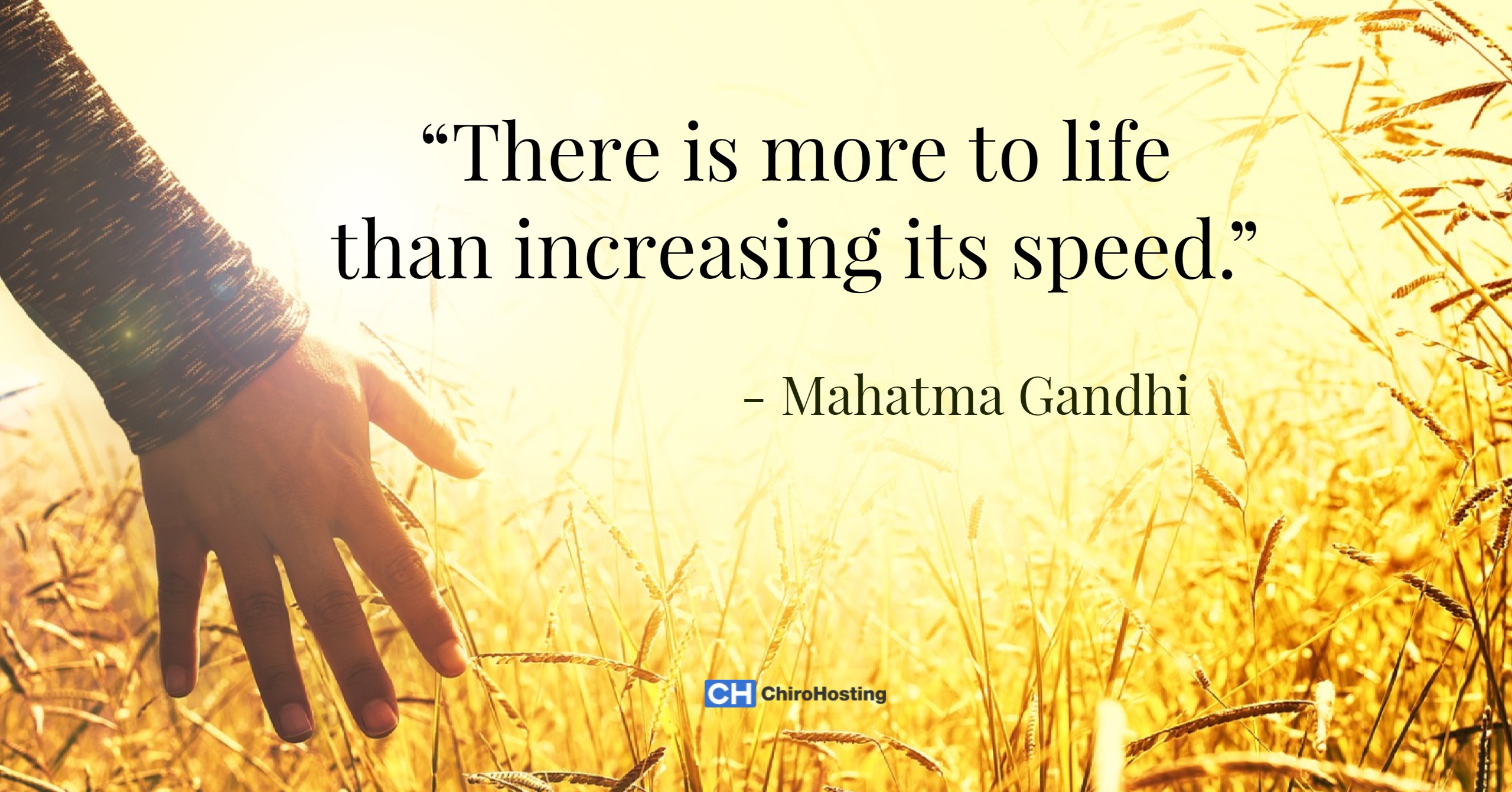 There Is More to Life Than Increasing Its Speed